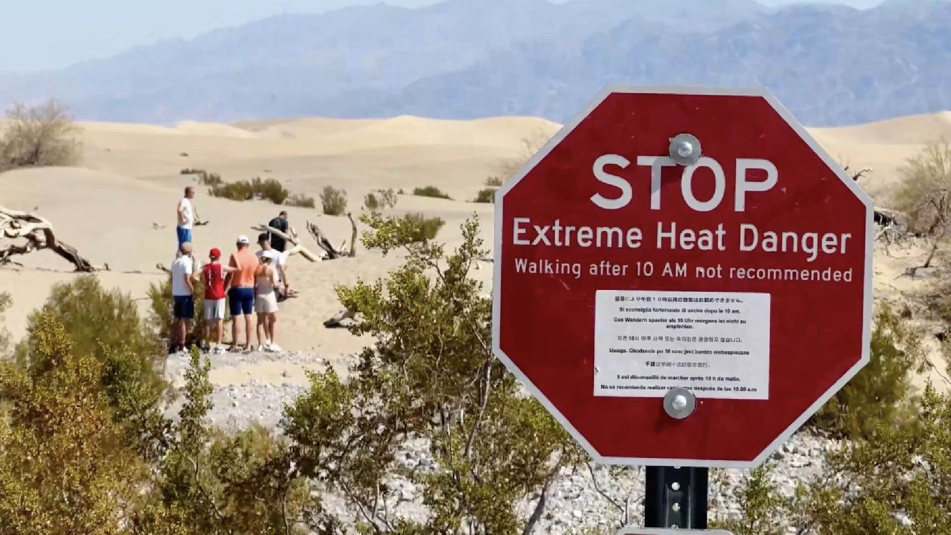 Golfing In Death Valley's Summer Heat