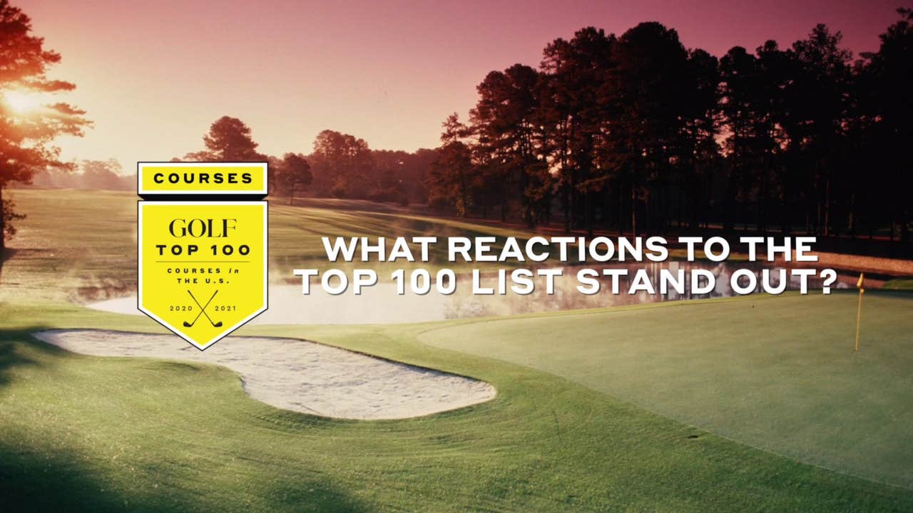 What reactions to the top 100 list stand out?