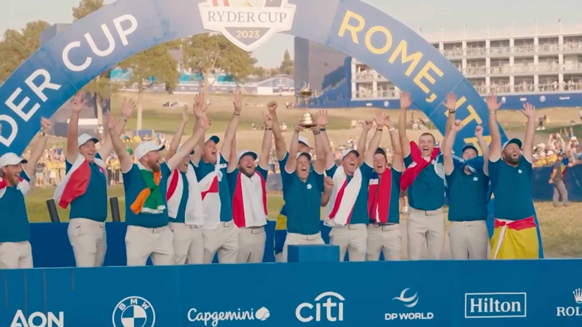 team europe celebrates