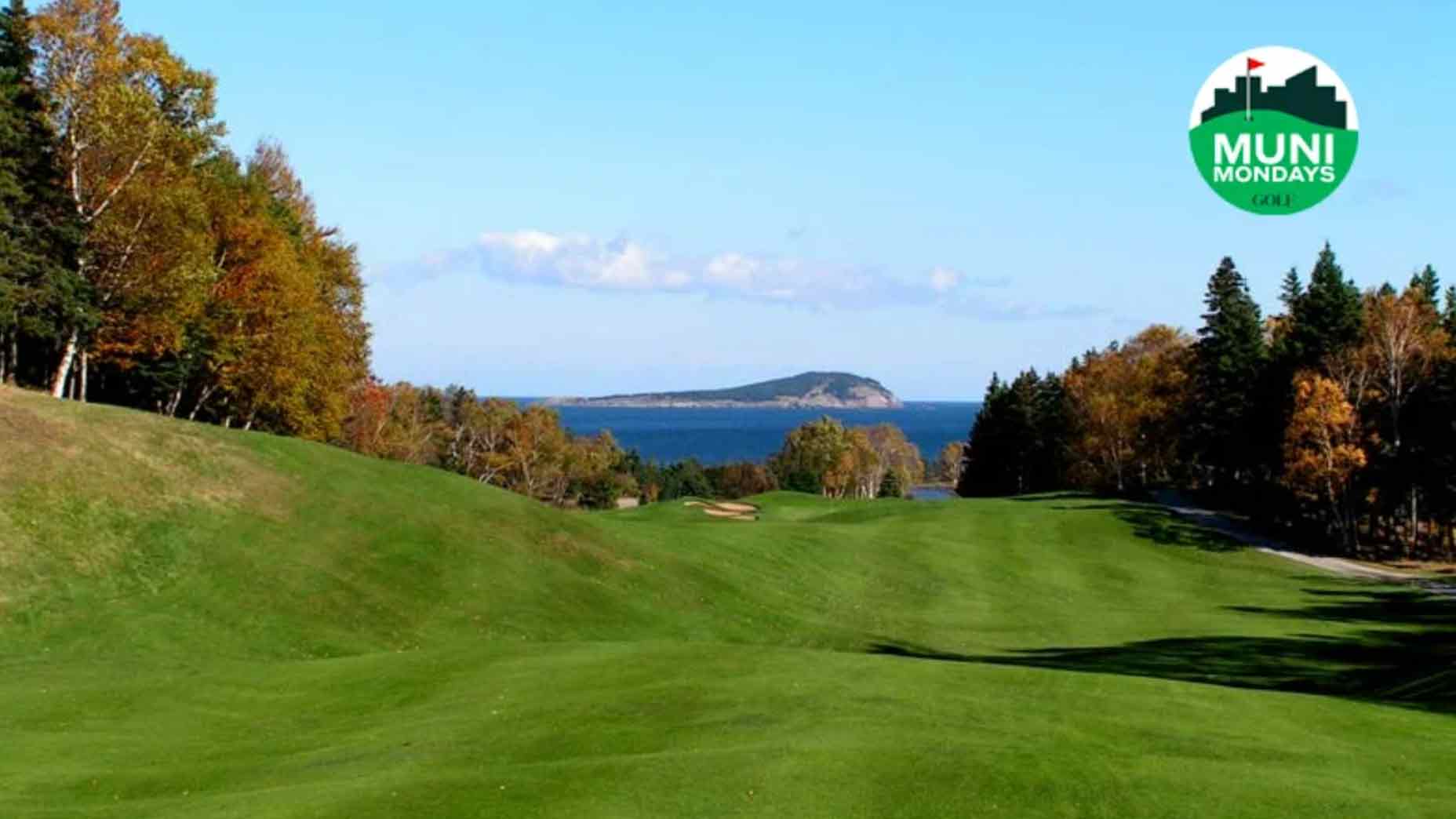 An ocean view at Cape Breton Highlands Links