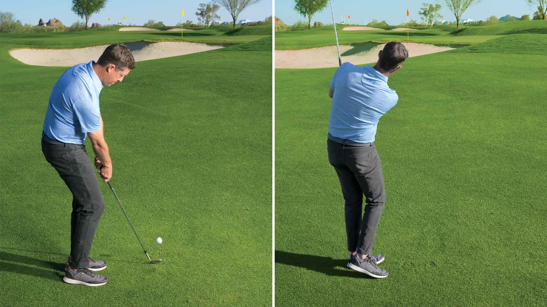 parker mclachlin hits pitch shot