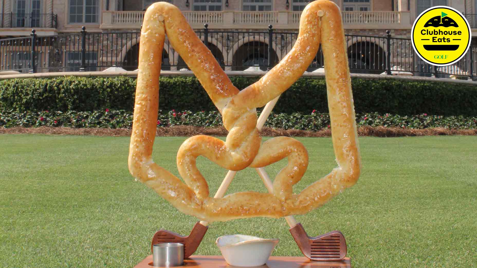 The popular — and delicious — pretzel at TPC Sawgrass.